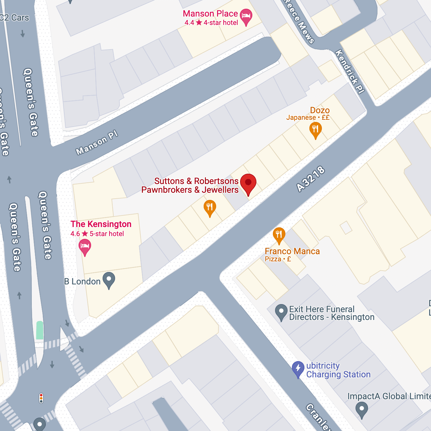 Suttons and Robertsons South Kensington Suttons and Robertsons South Kensington