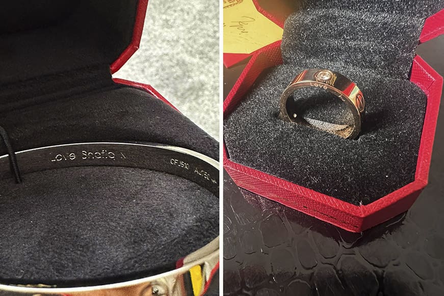 Fake Vs Real Cartier Love Bracelet & Ring