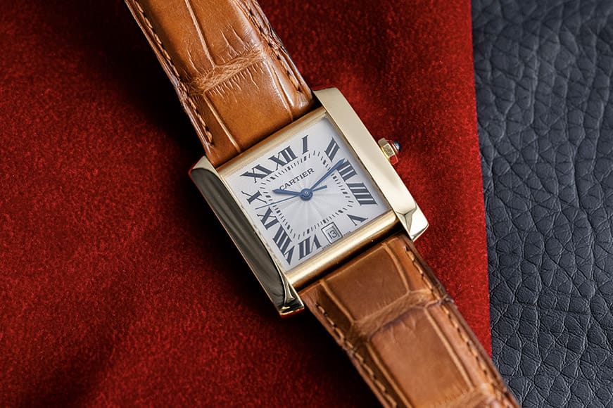 cartier tank watch