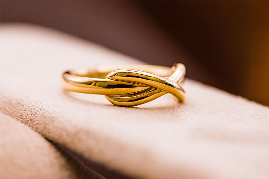 gold tiffany infinity ring